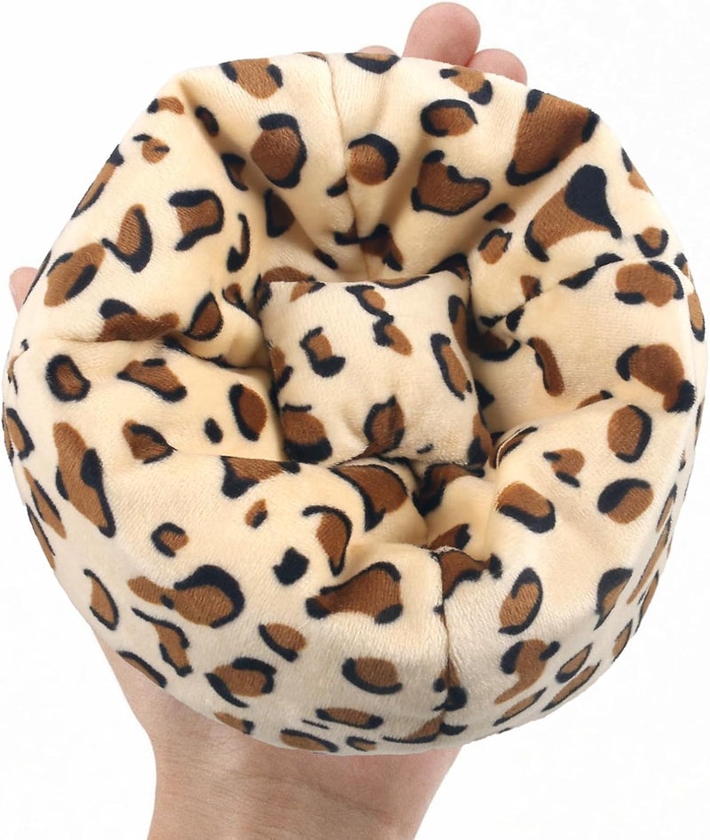 Walant Doll Car Seat Compatible with Labubu, Handmade Bean Bag Chair for 15-17cm Doll, Anti-Slip Bottom, Cute Doll Accessories for Display, Fans&Collectors Gifts, Durable Corduroy Fabric (Leopard Print) - Image 4